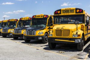 Row of Busses