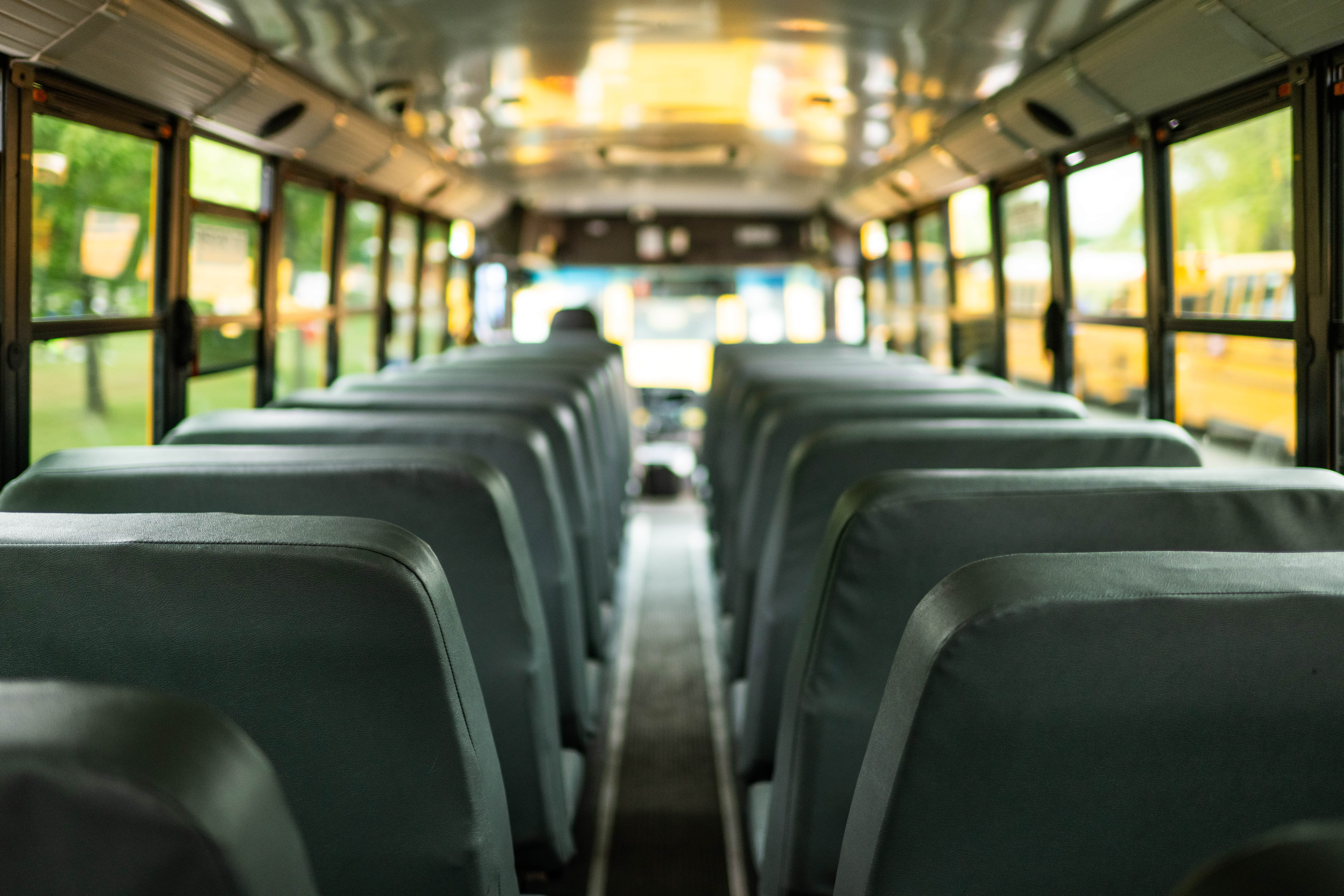 Second view inside school bus