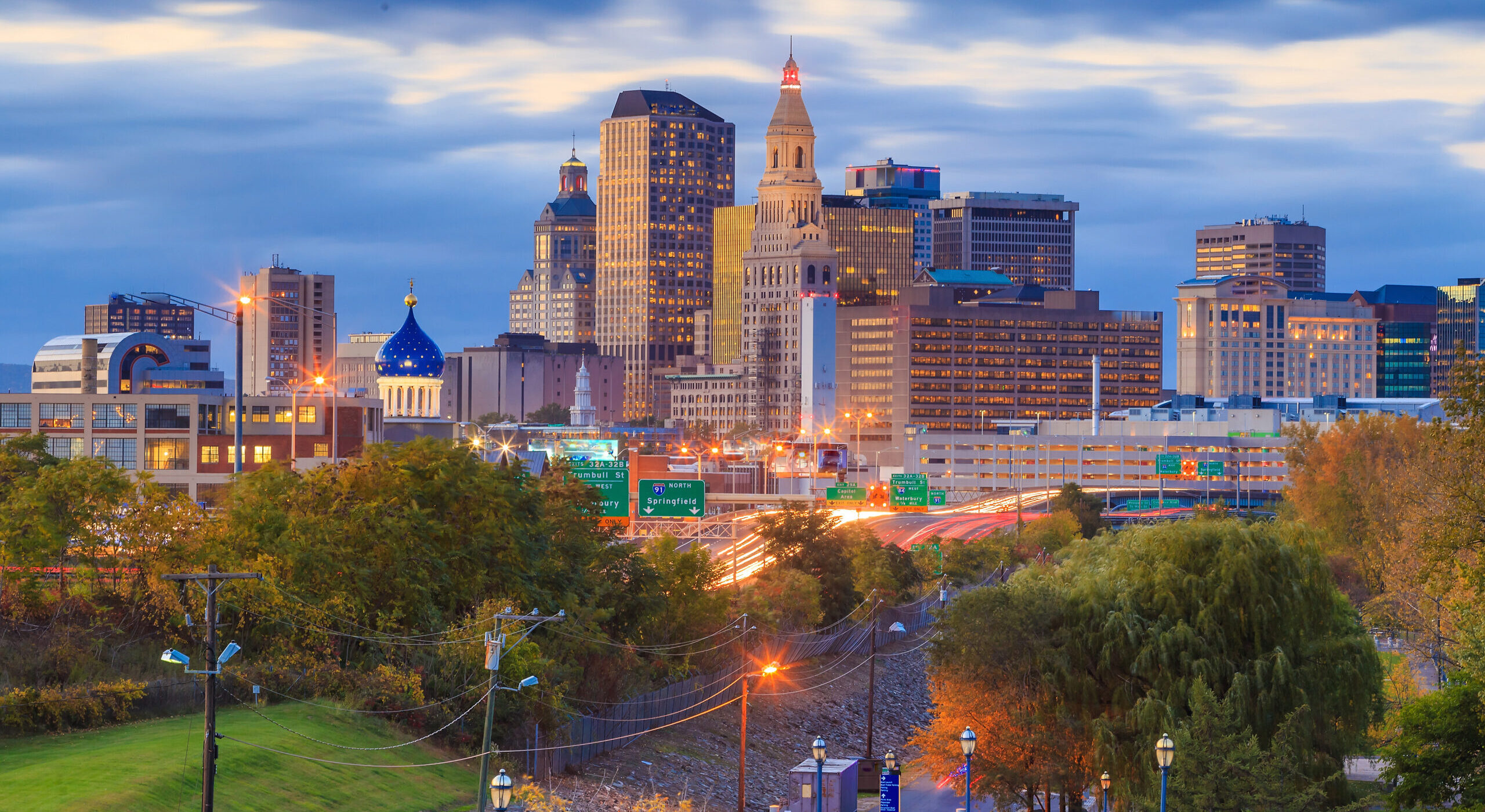 Hartford Connecticut Skyline